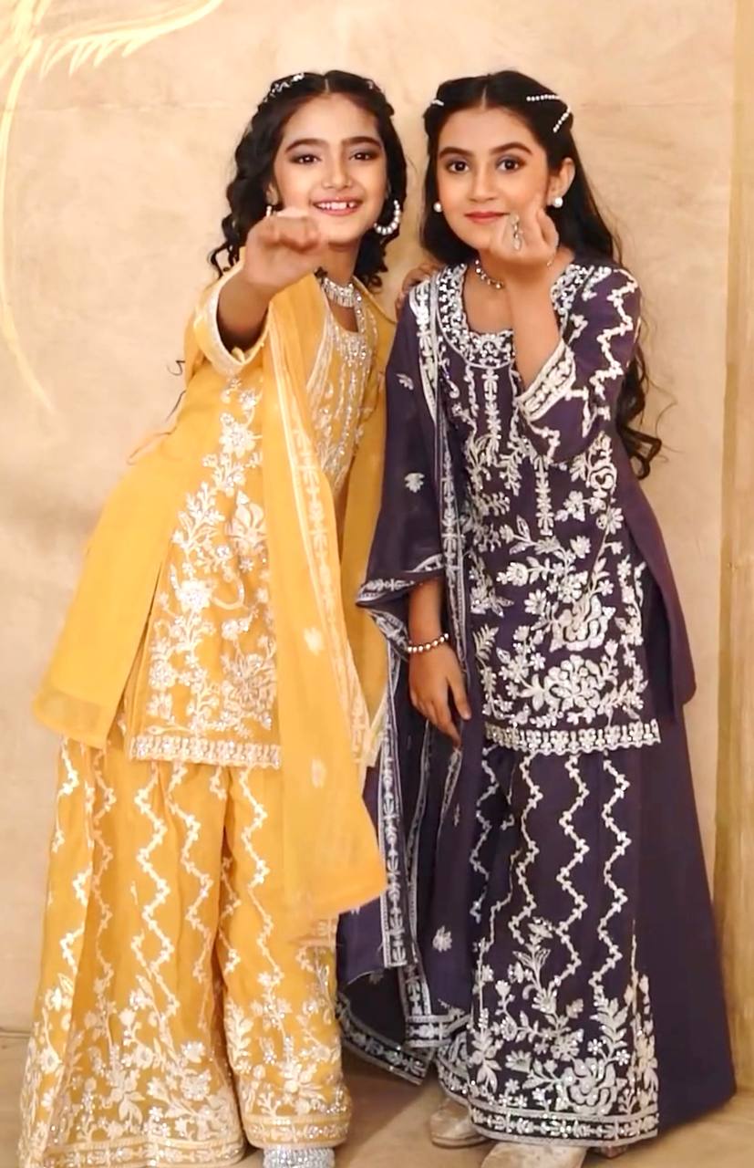 Hanvi Sharara Delicate and graceful designs.