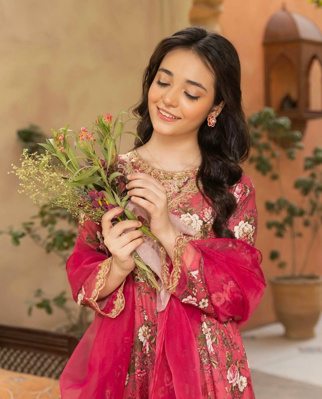 Rosewood Royal Anarkali Set