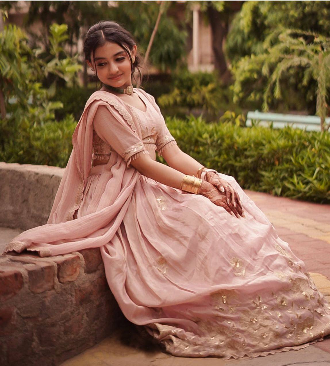Rosy Glow Celebration Lehenga Set