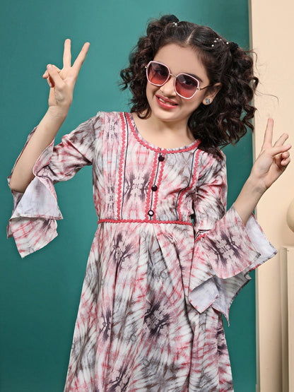 Calista Printed  Anarkali gown