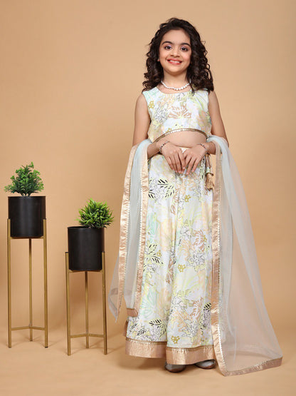 Nyra Chiffon Girls Lehenga Choli Set