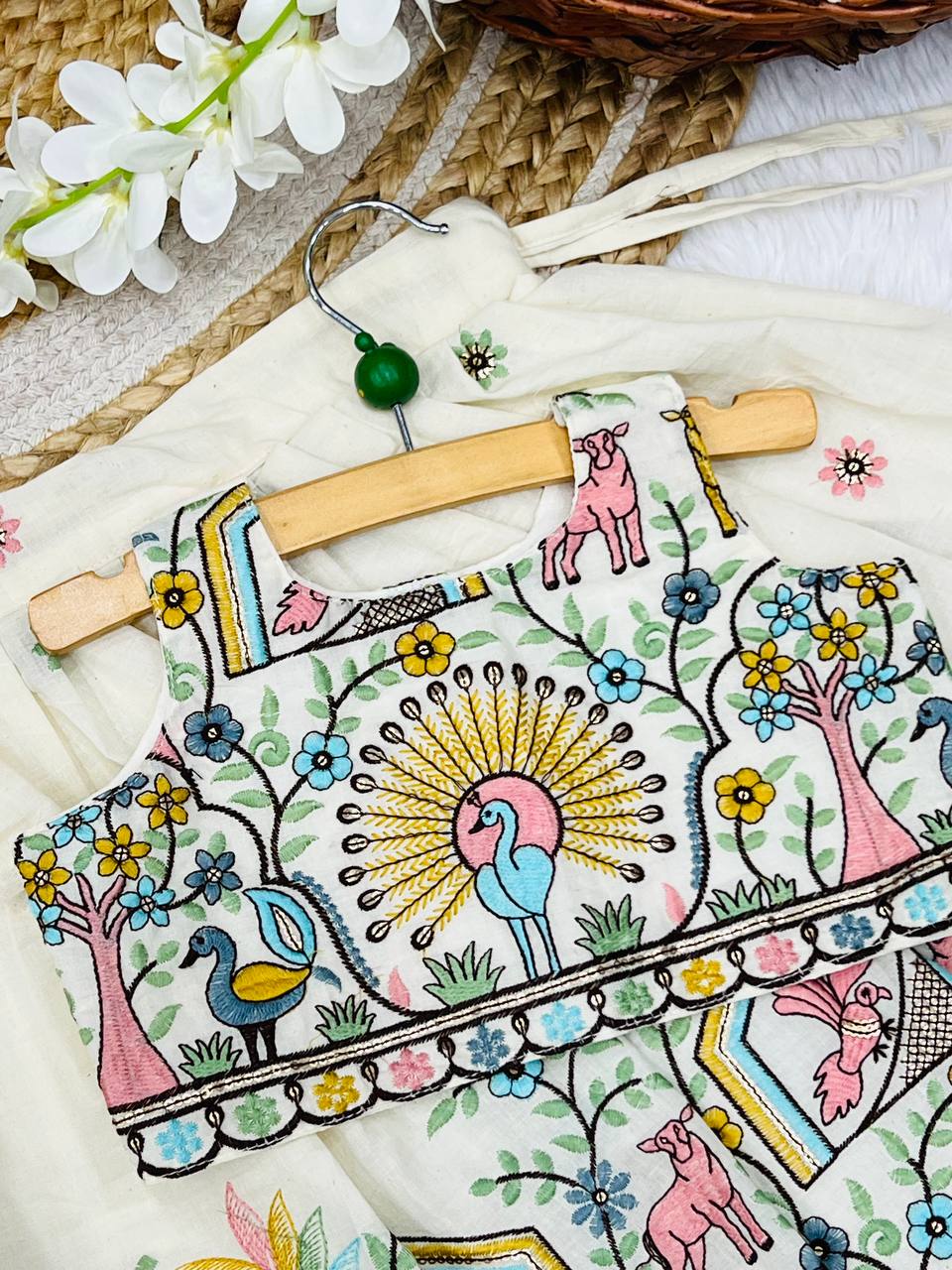 Delightful Desirable Pure Cotton Silk Lehengha Choli