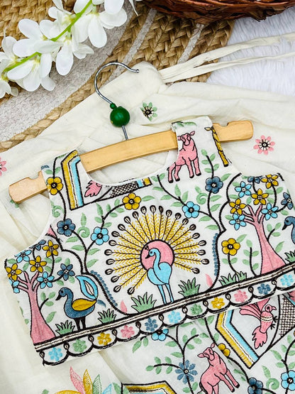 Delightful Desirable Pure Cotton Silk Lehengha Choli