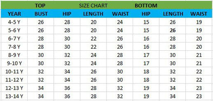 Tazmin Floral Printed Girls Lehenga Choli Set