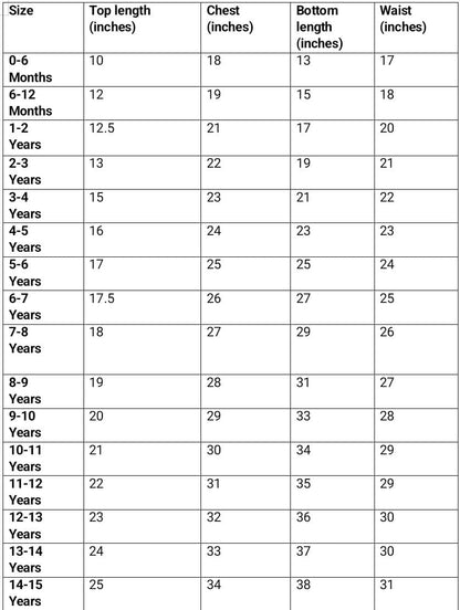 Super Hit Pure Cotton Print Kids Cord-Set