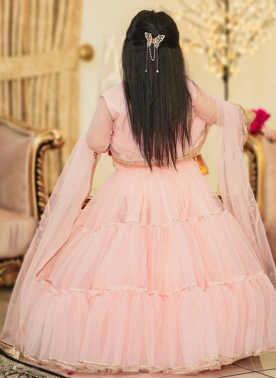Huda Fatyma Embodies Grace In This Enchanting Tea-Pink Lehnga Choli