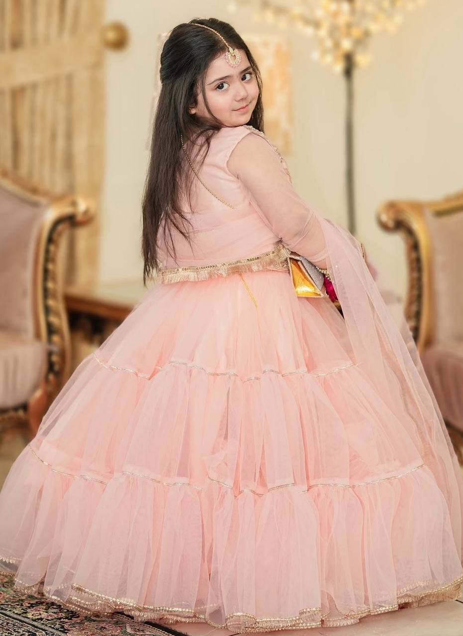 Huda Fatyma Embodies Grace In This Enchanting Tea-Pink Lehnga Choli