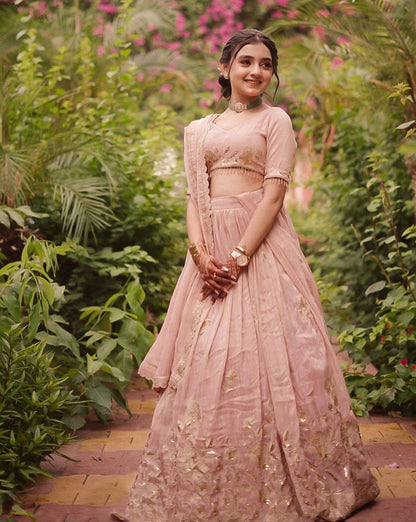 Rosy Glow Celebration Lehenga Set