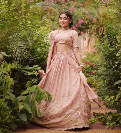 Rosy Glow Celebration Lehenga Set